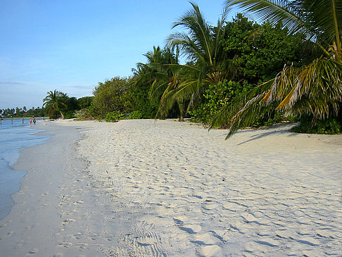 Fotos Der weiße Sandstrand