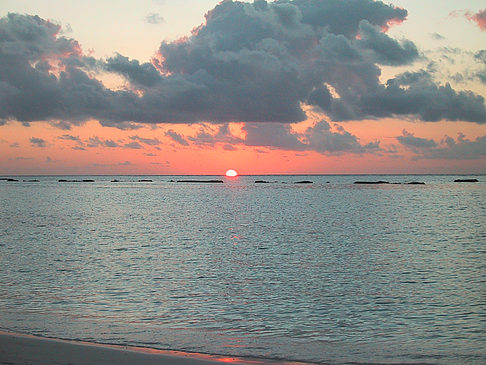 Foto Sonnenuntergang auf den Malediven - 