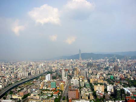 Blick vom Taipeh Tower Foto 