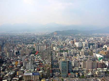 Blick vom Taipeh Tower Fotos