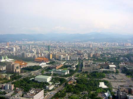 Blick vom Taipeh Tower Fotos