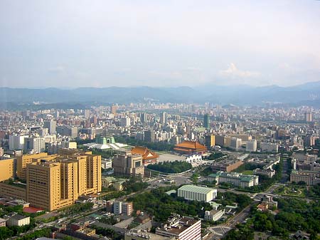 Blick vom Taipeh Tower Fotos