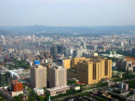 Blick vom Taipeh Tower Fotos