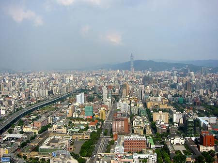 Blick vom Taipeh Tower Foto 