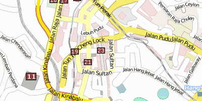 Petaling Street Stadtplan